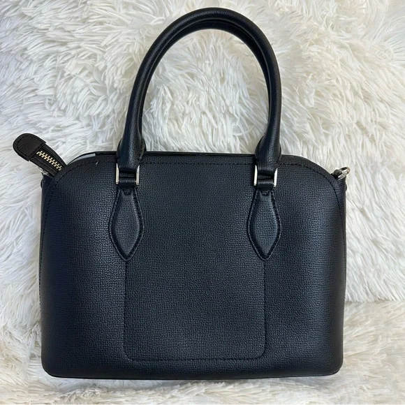 Kate Spade Darcy Small Black Leather Satchel Bag - Picture 7 of 15